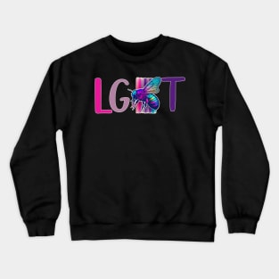 L G BEE T | LGBT | Bisexual Shirt Crewneck Sweatshirt